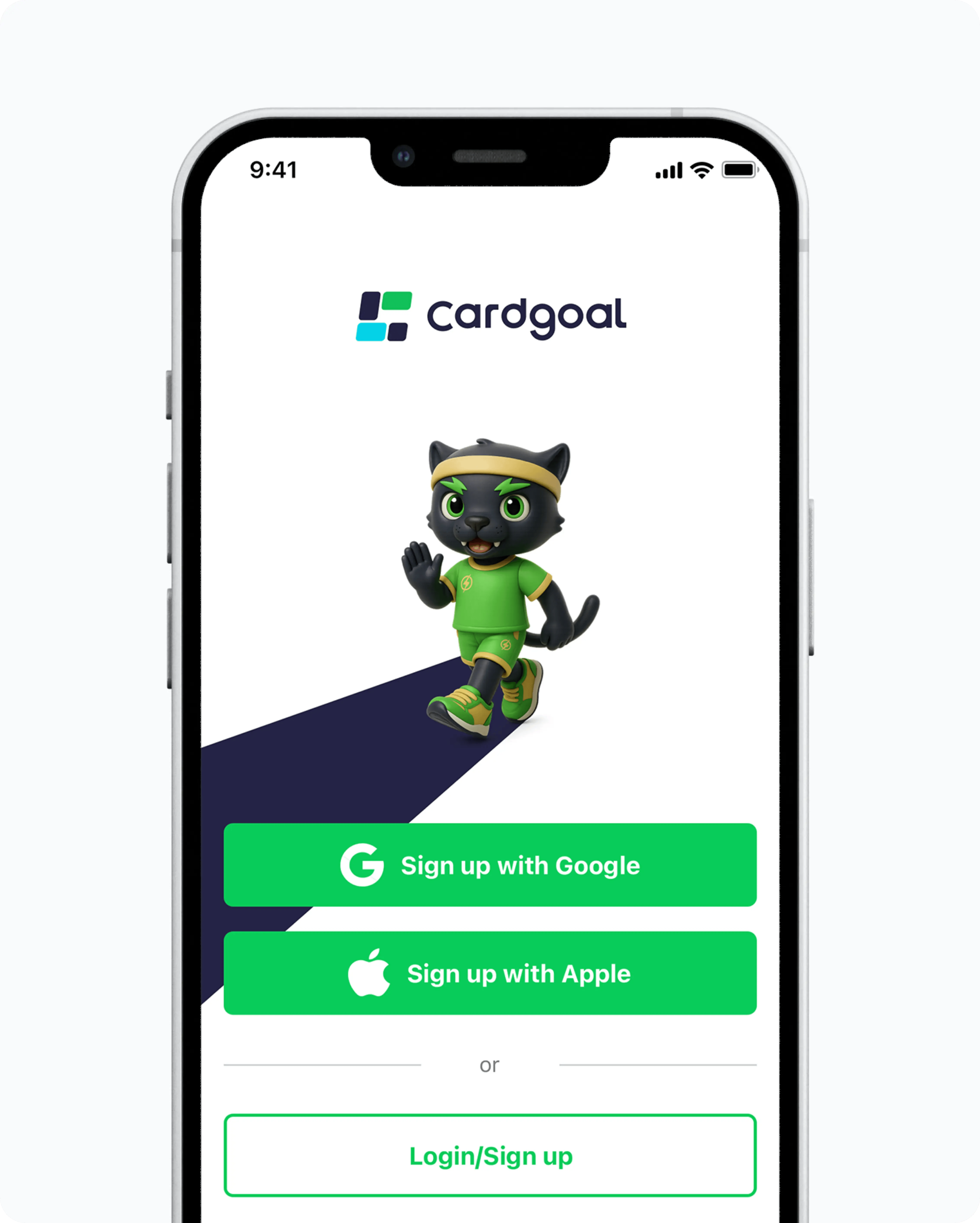 Sign Up with Cardgoal